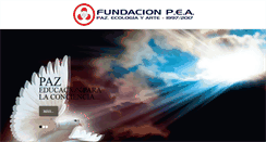 Desktop Screenshot of fundacionpea.org